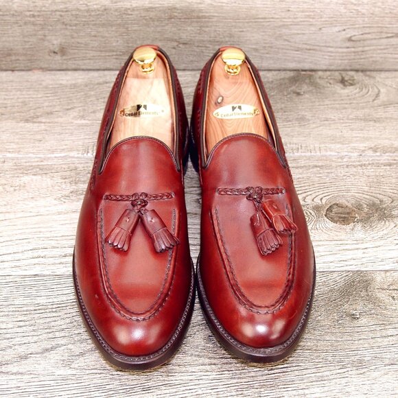 * NIB * $395 Allen Edmonds BROOKWOOD 13 AAA Extra Narrow Chili * add $15 Trees main image 8